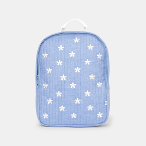 Petit sac à dos matelassé imprimé bleu Fille 1