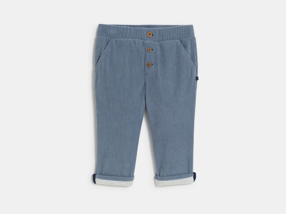 Weiche Cordhose in Blau Kleinkind Junge 1