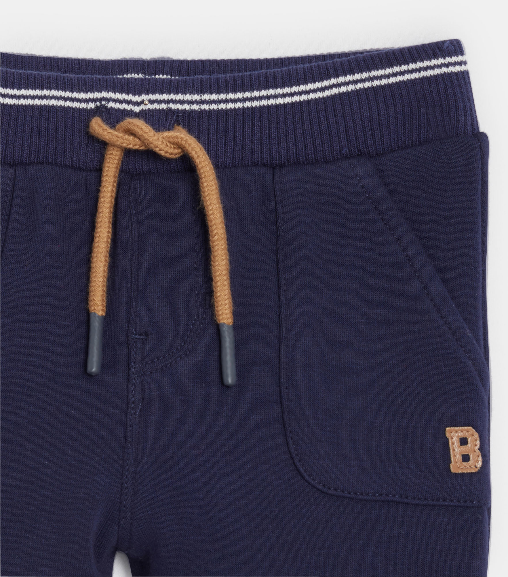 Marineblaue Jogginghose aus Molton Kleinkind Junge 2