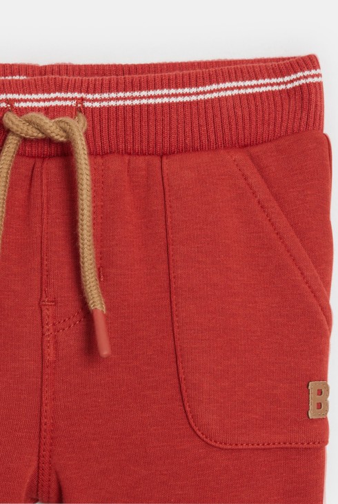 Pantalon de jogging en molleton rouge bébé garçon 2