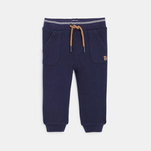 Pantalon de jogging en molleton bleu marine bébé garçon 1