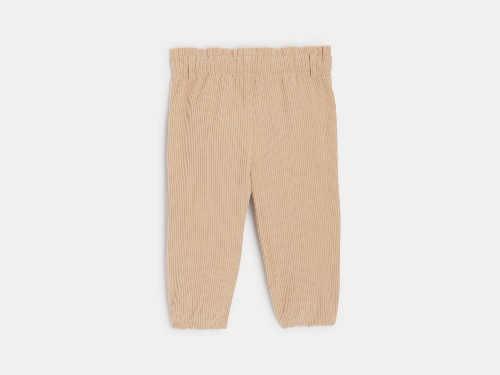 Cordhose mit Dehnbund in Beige Kleinkind Mädchen 2