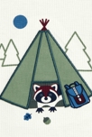 T-shirt nid d'abeille tipi blanc bébé garçon 3