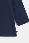 T-shirt col montant manches longues bleu marine bébé garçon