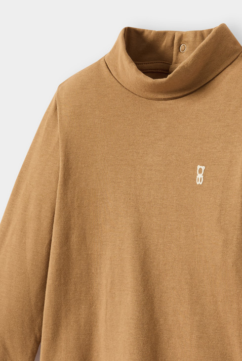 Maglione intimo color cammello per bimbo maschio 2