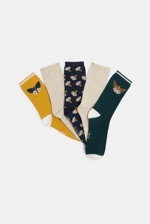Chaussettes fantaisie Fille (lot de 5) 2