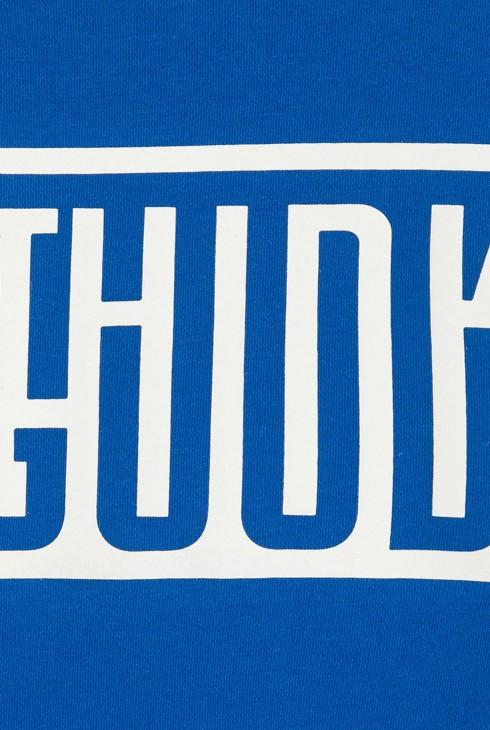 Dessuadora blava amb missatge per a nen 2