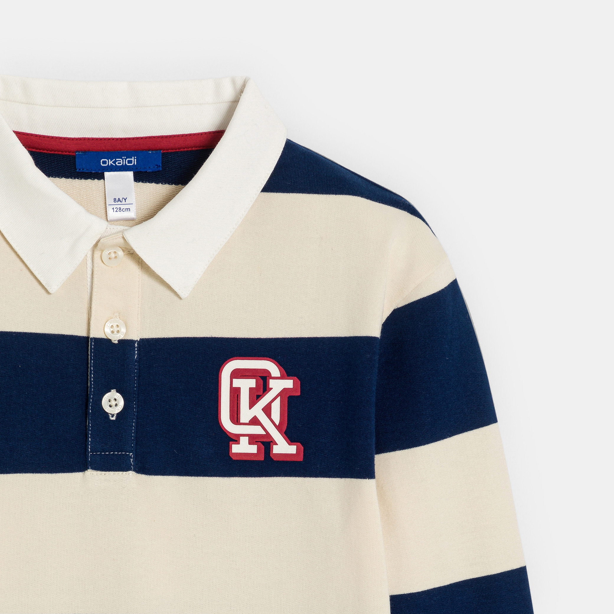 Tシャツ・カットソー ODSD Youth Club Sporty Striped Rugby T-Shirt BLUE NAVY OO4FU Youth-Club-Sporty-Stripe-Rugby-T-shirt - 2COLOR - ODDSTUDIO