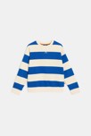 Sweat-shirt rayé bleu Garçon