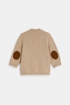 Beige Strickjacke mit Reißverschluss Kleinkind Junge 4