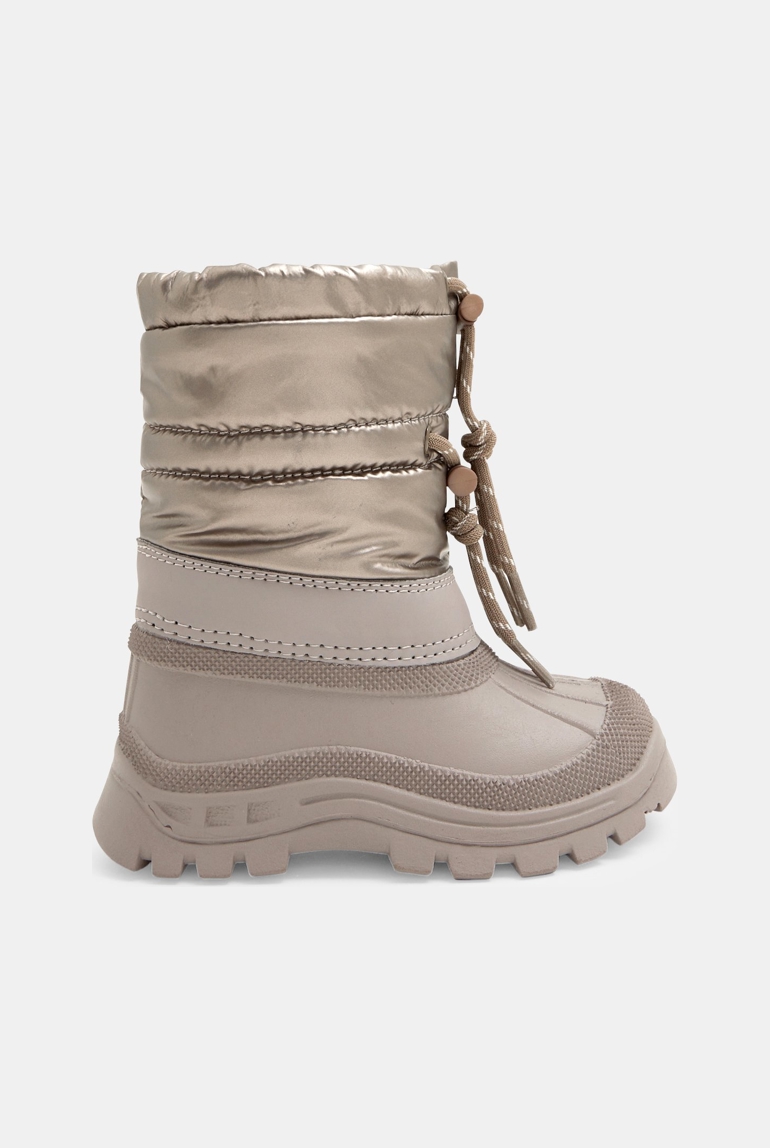 Boots de neige fourrées noir bébé fille 1