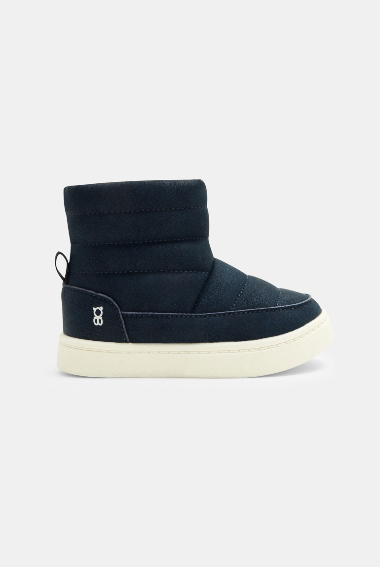 Boots matelassées fourrées bleu bébé fille 1