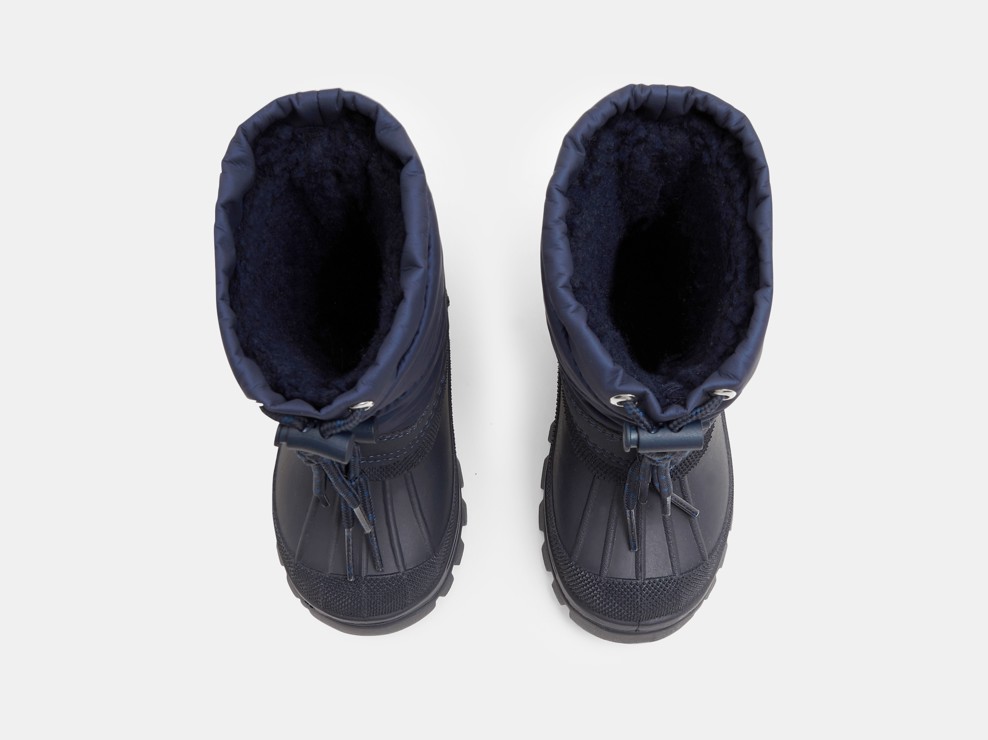 Blauwe gevoerde sneeuwboots voor babyjongens 2