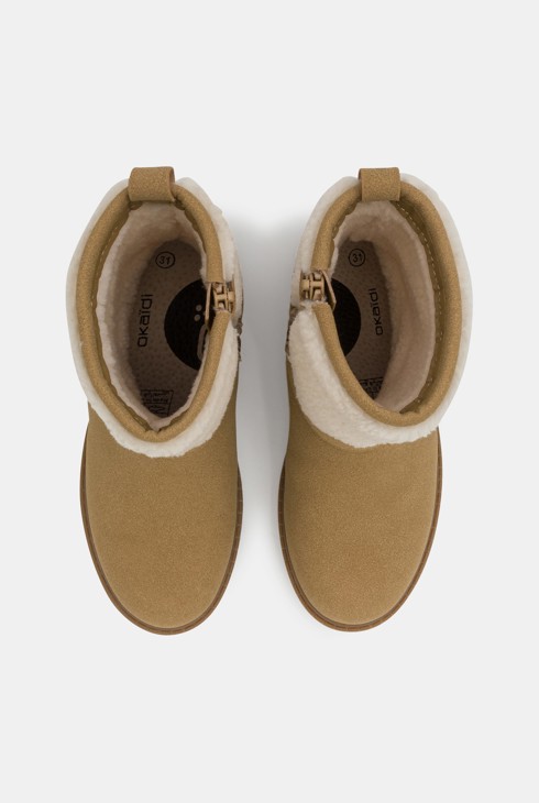 Botines folrades beix nena 2