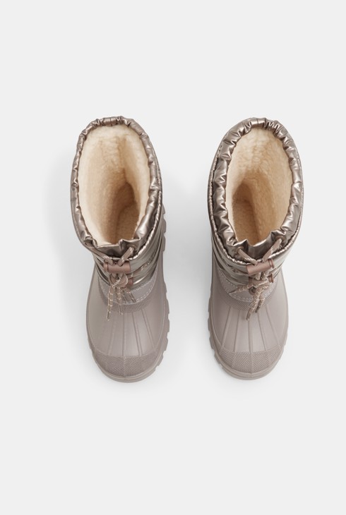 Gefütterte Schneestiefel in Schwarz für Mädchen 2