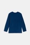 T-shirt blu navy con scritta bambino 3
