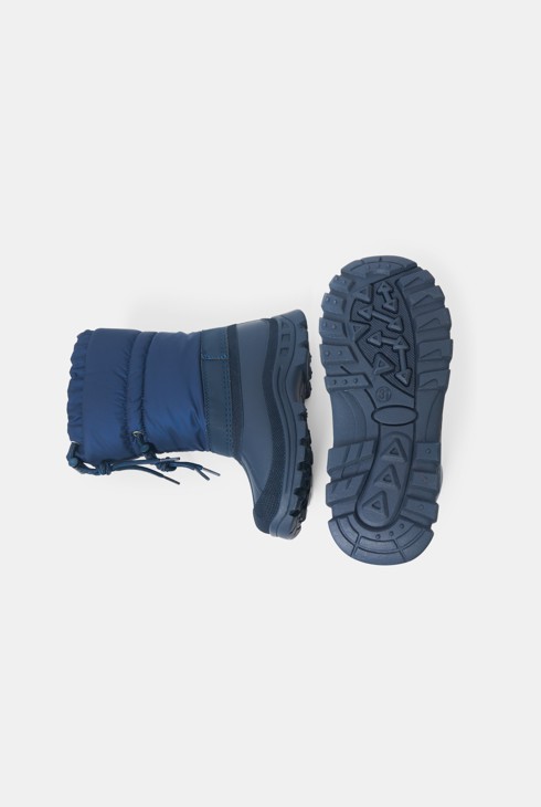 Boots de neige chaudes fourrées noir garçon 2