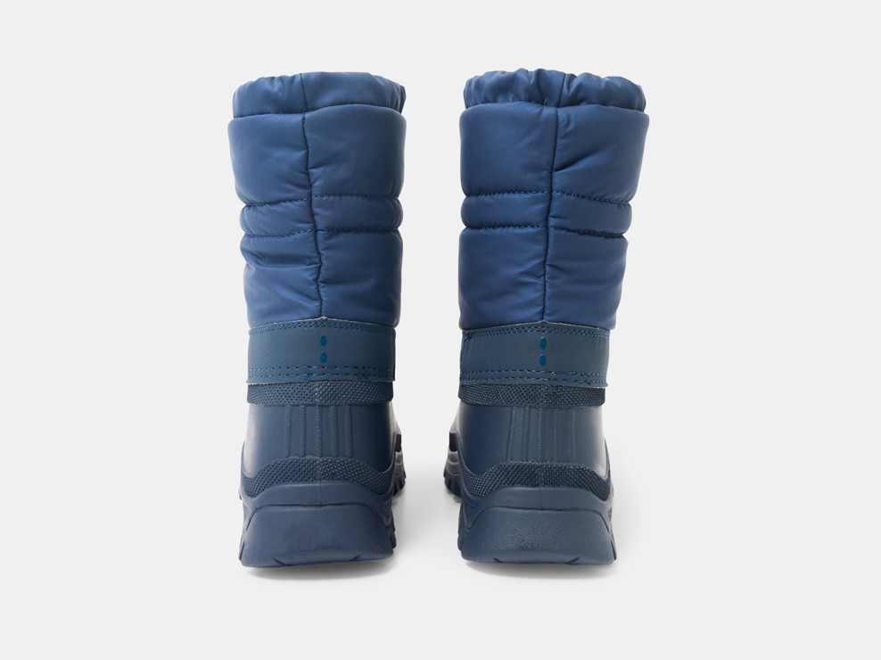 Boots de neige chaudes fourrées noir garçon 2