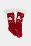 Chaussettes antiglisse rouge bébé garçon 2