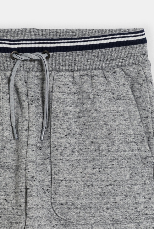 Pantalon de jogging chiné gris Garçon