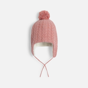 Gorra peruana trenada amb lluentons rosa nena 1