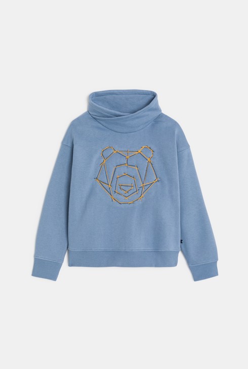Sweatshirt blau Jungen 1