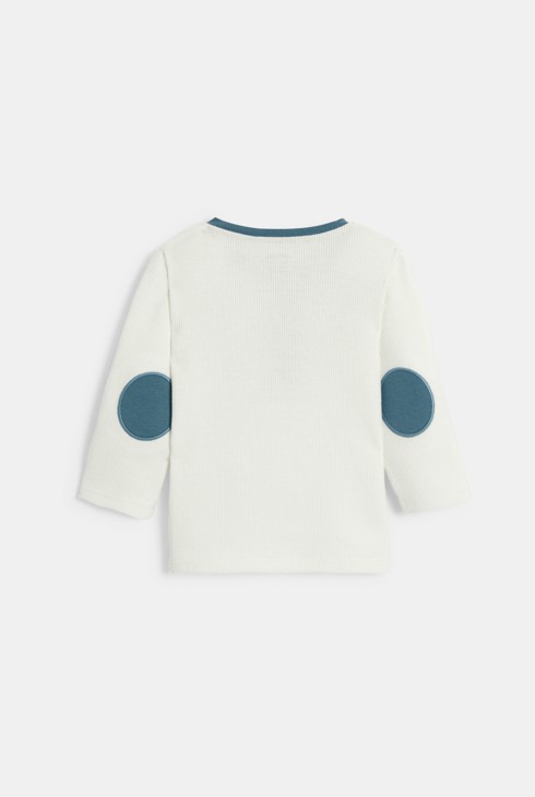 Fantovska bela majica v modnem tunizijskem slogu za dojenčke 2