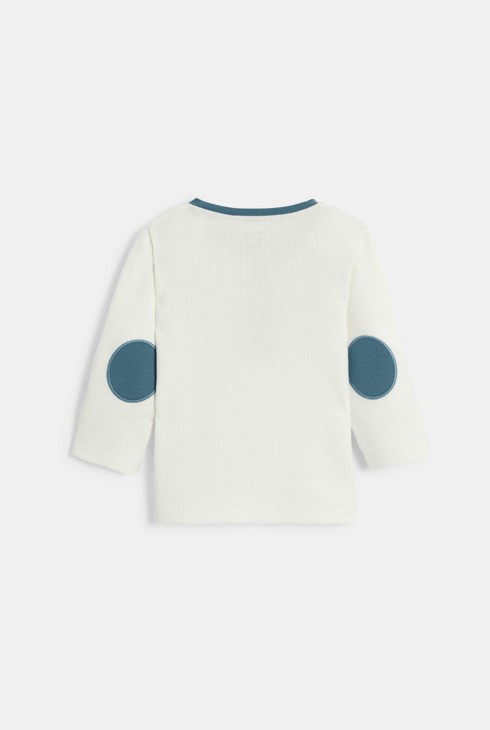 Fantovska bela majica v modnem tunizijskem slogu za dojenčke 2