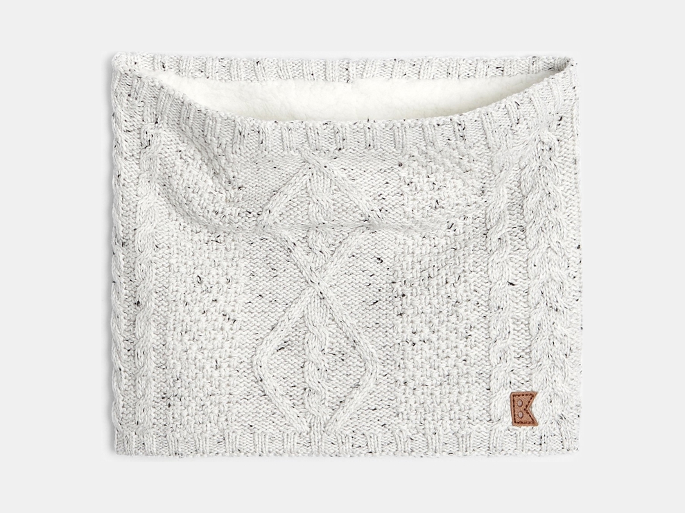 Snood torsadé gris Garçon 1