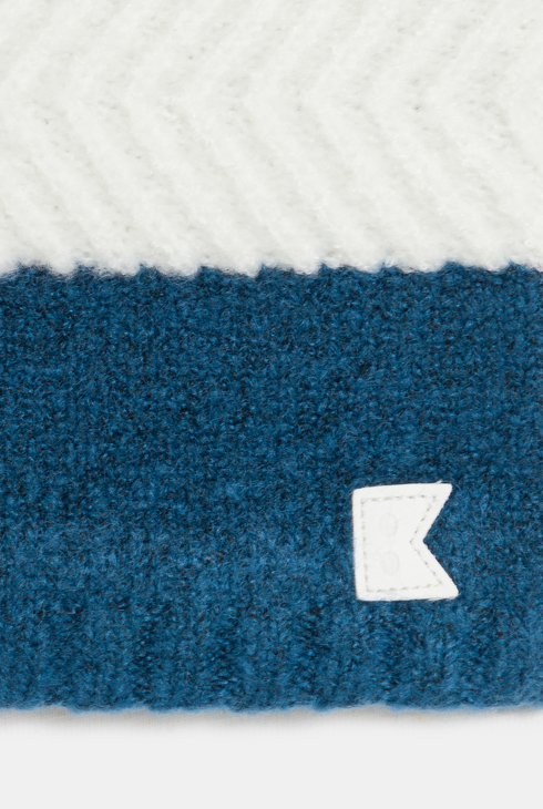 Snood rayé bleu Garçon