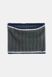 Snood côtelé gris foncé Garçon 2