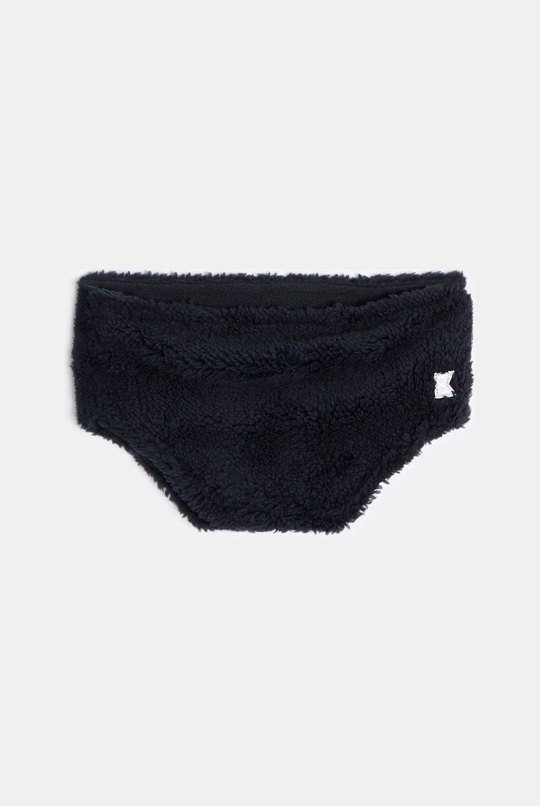 Snood en sherpa et polaire bleu marine Garçon 1