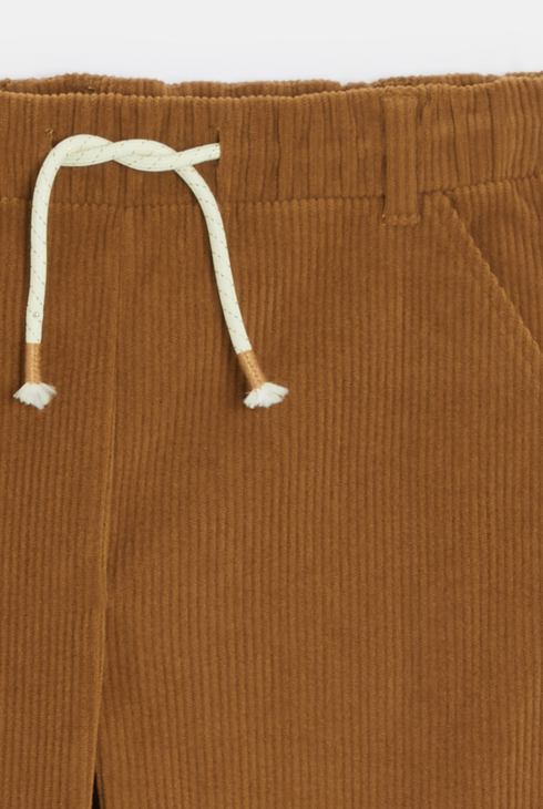 Jogpant en velours marron Garçon 2