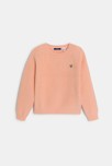 Pull doux orange fille