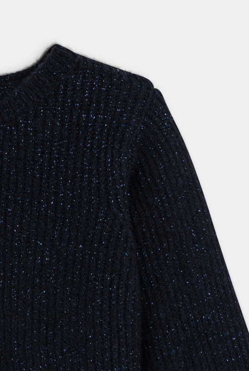 Gilet court bleu marine Fille