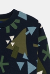 Sweat-shirt imprimé bleu marine Garçon 3