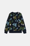 Sweat-shirt imprimé bleu marine Garçon 4