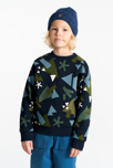 Sweat-shirt imprimé bleu marine Garçon 1