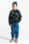 Sweat-shirt imprimé bleu marine Garçon 5