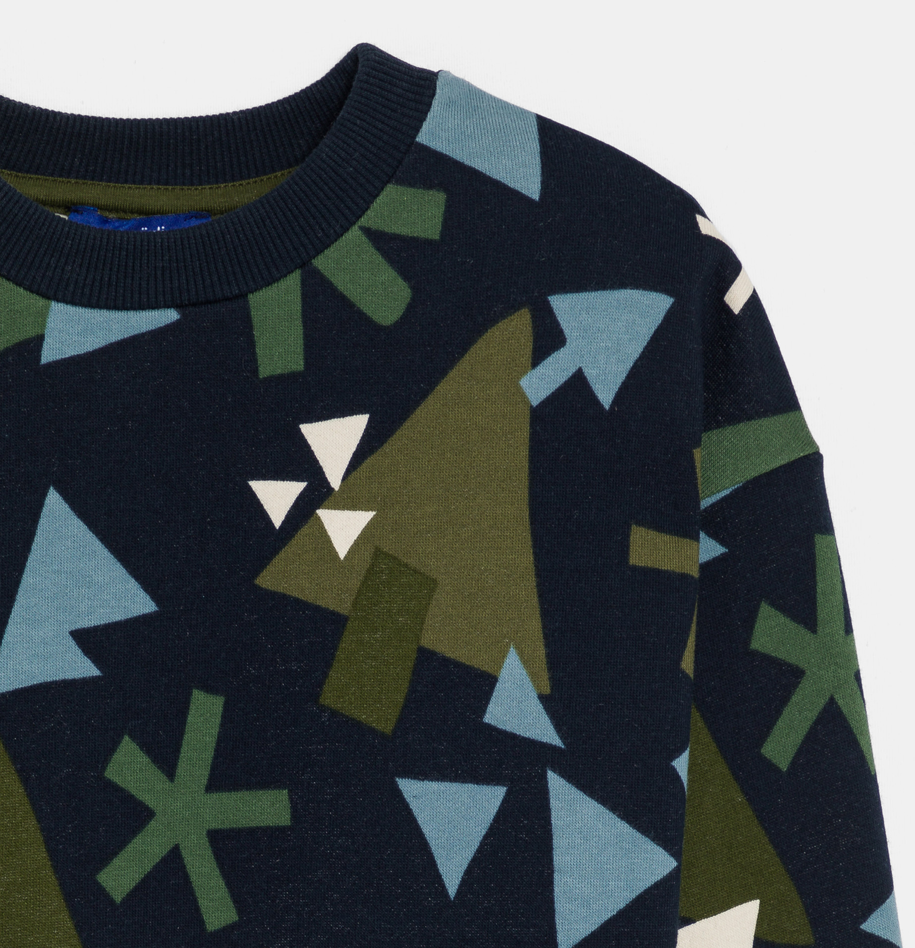 Fantovski zgornji del trenirke, mornarsko moder s potiskom 2