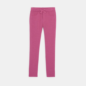 Jegging en jersey Milano pailleté rose Fille