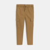 Pantalon cargo en toile marron Garçon