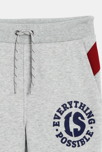 Graue Jogginghose aus Molton für Jungen 3