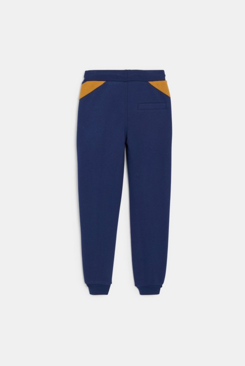 Jogging en molleton bleu Garçon 2