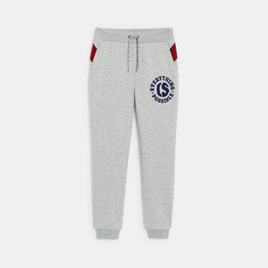 Grijze joggingbroek van fleece voor jongens 1