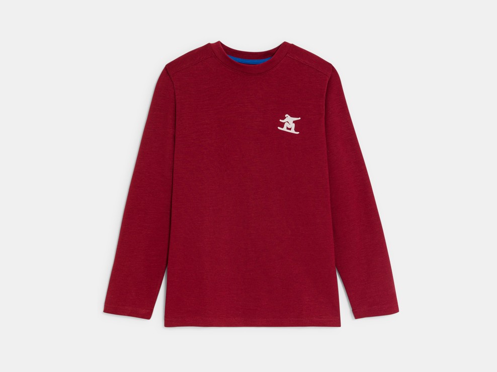 T-shirt met motief voor en achter voor jongens 1