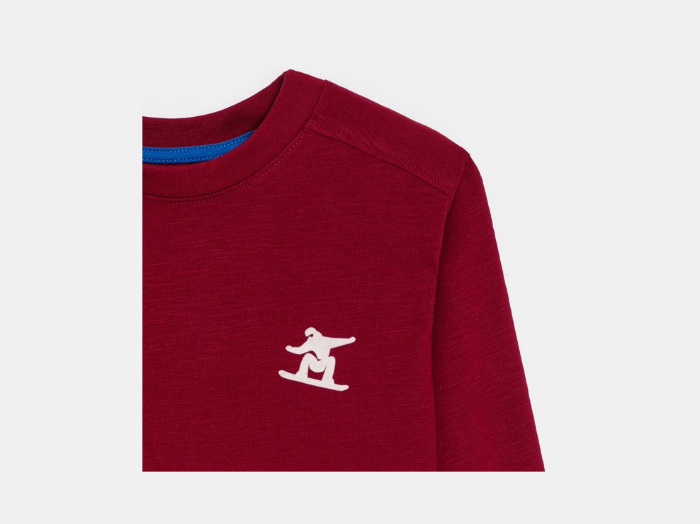 T-shirt met motief voor en achter voor jongens 2