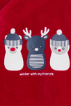 Dors-bien velours hiver rouge bébé garçon 2