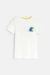 T-shirt motif recto verso blanc Garçon