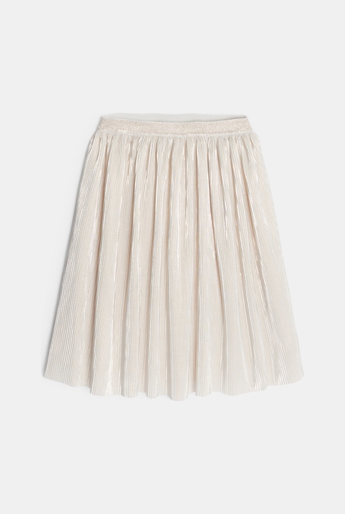 Jupe plissée pailletée irisée Fille